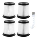 HEPA Filters for Fabuletta and Girnoor Vacuums – 4 Pack