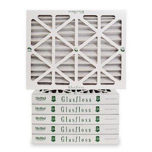Glasfloss MERV 10 Pleated Air Filters, 16x20x2