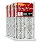 Filtrete 16x30x1 Micro Allergen Air Filters, 4-Pack