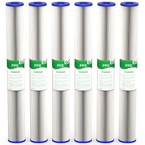 VEGEBE 20-Inch Pleated 20 Micron Water Filters