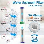 VEGEBE 20-Inch Pleated 20 Micron Water Filters