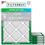 22x24x1 MERV 8 Pleated Air Filters (5-Pack)