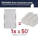 16x25x5 Washable MERV 8 Electrostatic Air Filter