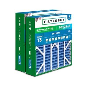20x25x6 MERV 13 Air Filters (2-Pack)