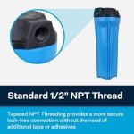 SpiroPure 10"x2.5" Slim Water Filter Housing