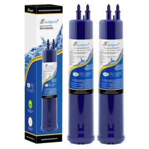 EXCELPURE Refrigerator Water Filter 2-Pack Replacement
