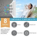 LotFancy MERV 8 20x30 Pleated Air Filters