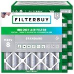 24x24 MERV 8 Pleated Air Filter Pack