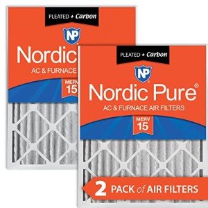 Nordic Pure MERV 15 Pleated Air Filters 2 Pack