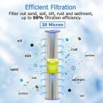 MewMore 20 Micron Whole House Water Filter Pack