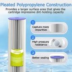 MewMore 20 Micron Whole House Water Filter Pack