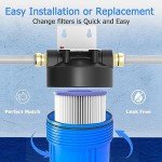 MewMore 20 Micron Whole House Water Filter Pack