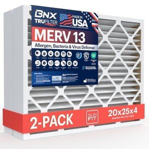 BNX TruFilter MERV 13 Air Filters 2-Pack