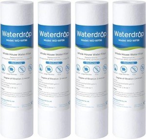 Waterdrop 5 Micron Whole House Filter Cartridge 4-Pack