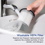 Vacmaster Portable Vacuum with Washable HEPA Filter