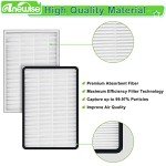 Anewise 5 Pack HEPA Filters for Kenmore & Panasonic