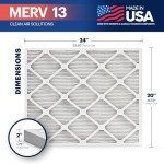 BNX TruFilter MERV 13 Air Filters 20x24x2 (4-Pack)