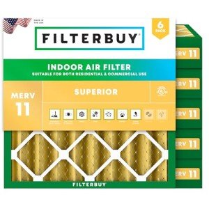 MERV 11 Allergen Defense 24x24 Air Filters 6-Pack