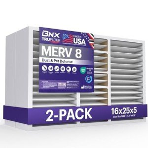 BNX TruFilter MERV 8 Furnace Air Filters 2-Pack