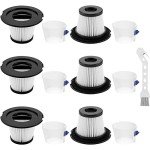 LUXRILIX HEPA Filters & Strainer Screens Set