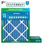 MERV 13 Pleated 16x18x2 Air Filter (2-Pack)