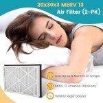 20x30x3 MERV 13 Pleated Air Filter Packs