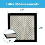 Filtrete 20x20x1 Air Filter, MERV 14, 2-Pack