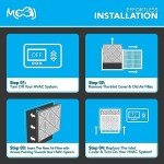 16x20x2 MERV 8 Air Filters - 4 Pack