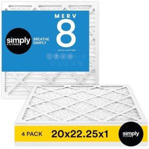 20x22x1 MERV 8 Air Filter (4 Pack)