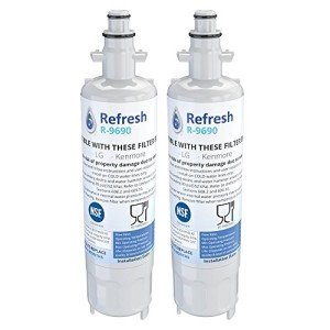 Replacement Water Filter for Kenmore & LG (2 Pack)