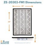 Zephyr VGF 20x30x3 Home Air Filter Bundle