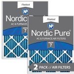 Nordic Pure MERV 7 16x30 Pleated Air Filters