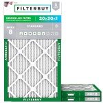 20x30x1 MERV 8 Air Filters (3-Pack)