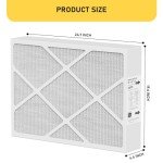 Zomixzo MERV 16 HVAC Filter, 3 Pack