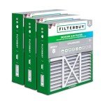 16x20x5 MERV 8 Pleated Air Filters (3-Pack)