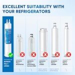 PUREPLUS Compatible with 4396841, Everydrop® Filter 3, EDR3RXD1, 4396710, 46-9083, 46-9030, 9030, 9083, Refrigerator Water Filter, 3Pack