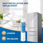 PUREPLUS Compatible with 4396841, Everydrop® Filter 3, EDR3RXD1, 4396710, 46-9083, 46-9030, 9030, 9083, Refrigerator Water Filter, 3Pack