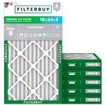 MERV 8 HVAC Air Filter Pack of 6