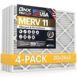 BNX TruFilter MERV 11 Air Filters (4-Pack)