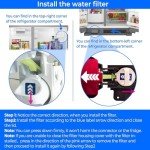 Waterdrop EDR1RXD1 Refrigerator Water Filter Replacement