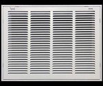 20" x 16" Easy-Install Air Filter Grille - White