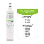 EDR5RXD1 Refrigerator Water Filter Replacement - 3 Pack