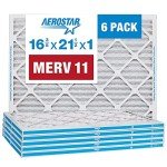 MERV 11 Pleated Air Filters, 6 Pack