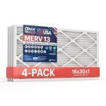 BNX TruFilter MERV 13 Air Filters 16x30x1 (4-Pack)