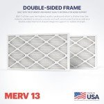 BNX TruFilter MERV 13 Air Filters 16x30x1 (4-Pack)