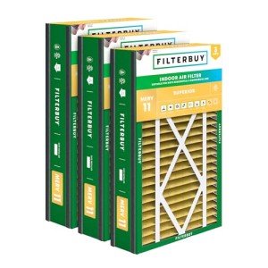 16x25x3 MERV 11 Allergen Defense Air Filters (3-Pack)
