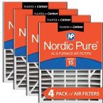 Nordic Pure MERV 15 Carbon Air Filter Pack