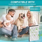 MERV 13 Pleated Air Filters 20x30x3 (2-Pack)