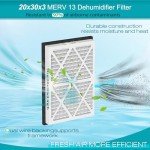 MERV 13 Pleated Air Filters 20x30x3 (2-Pack)