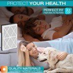 MERV 13 Pleated Air Filters 20x30x3 (2-Pack)